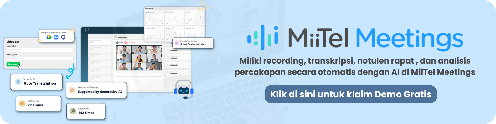 demo gratis miitel meetings