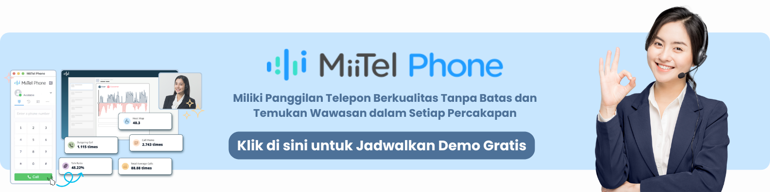 demo gratis miitel phone