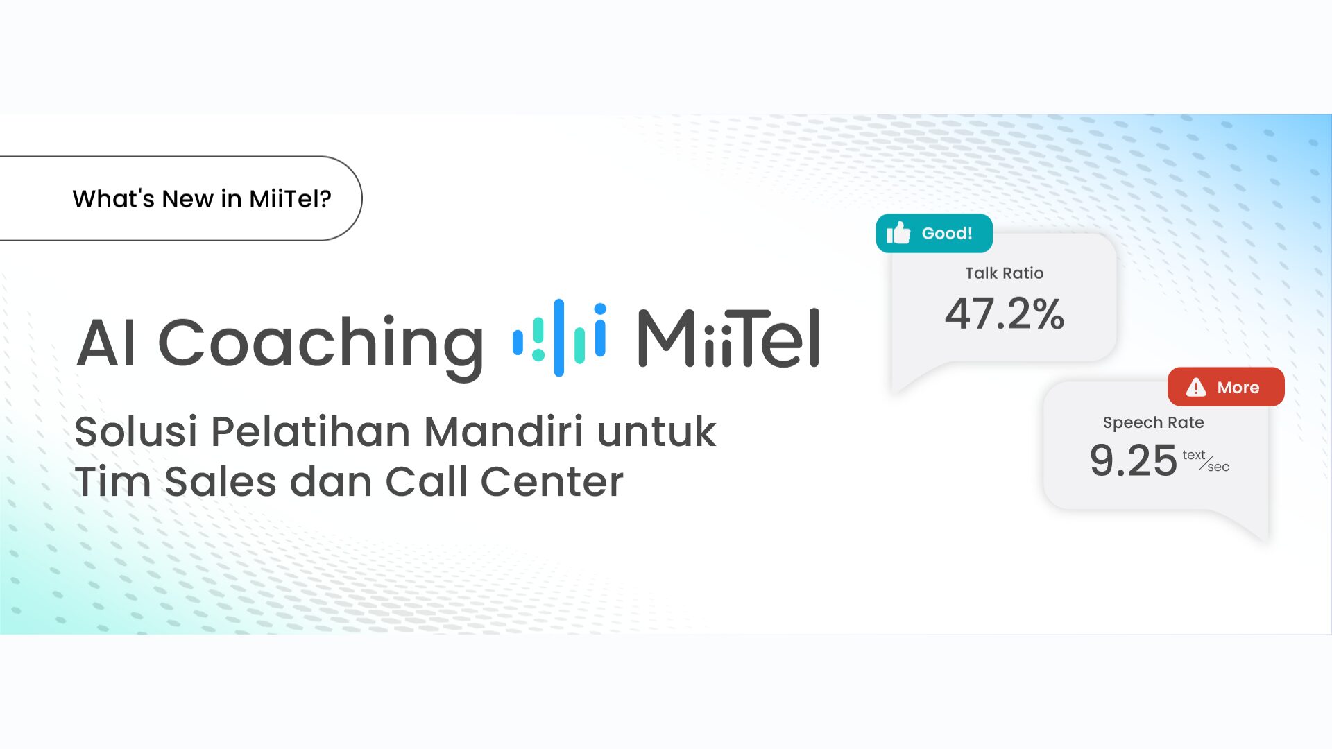 Read more about the article AI Coaching MiiTel: Solusi Pelatihan Mandiri Sales dan Call Center​