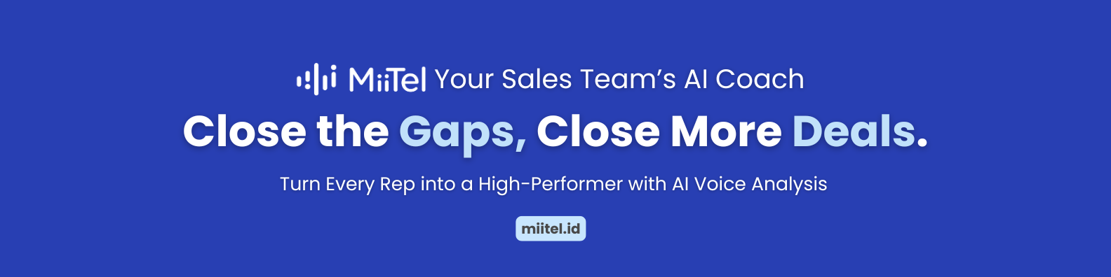 miitel sales coaching