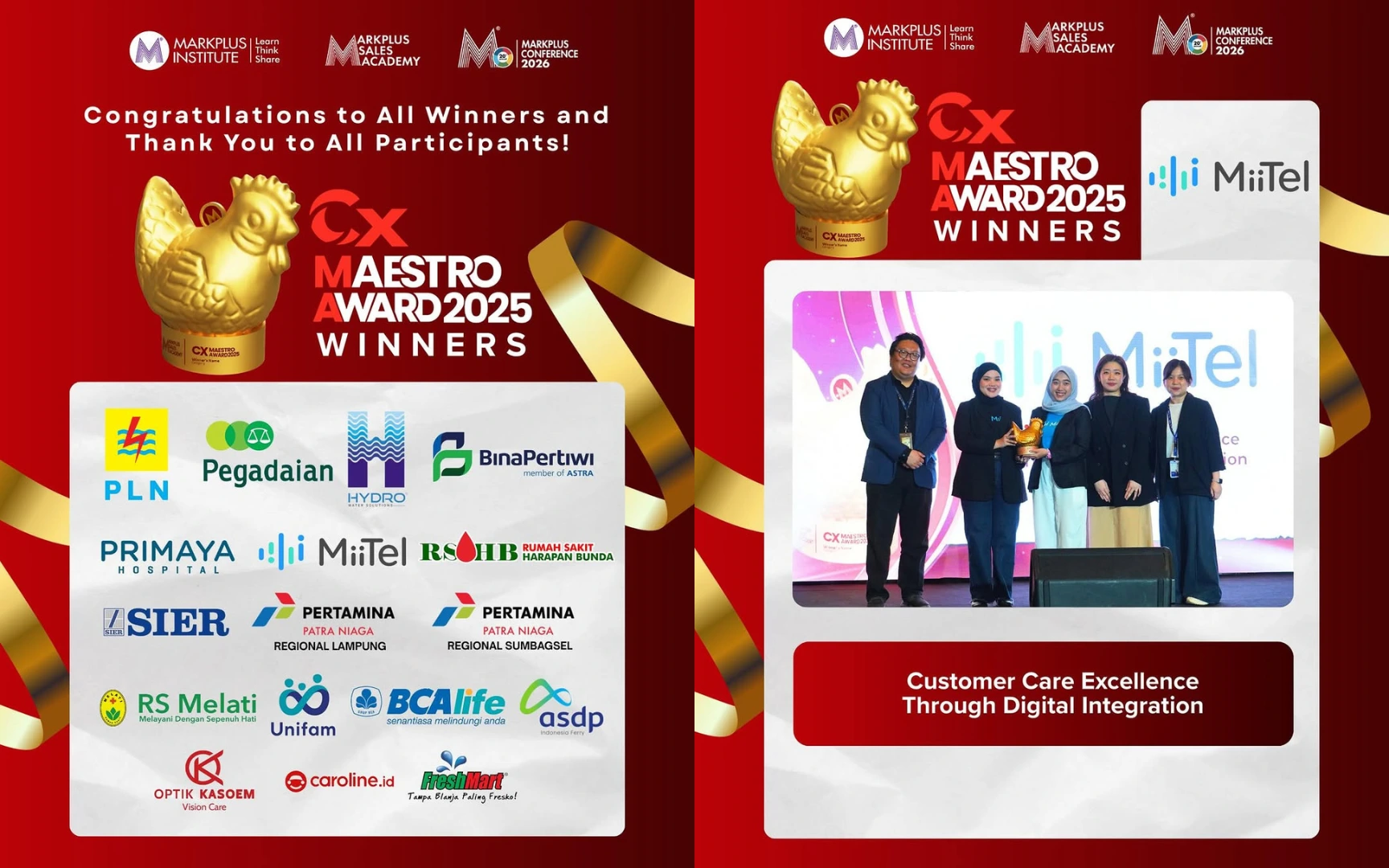 MiiTel at MarkPlus Award